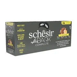SCHESIR Vlažna hrana za mačke After Dark Multipack Mix, 12x80g