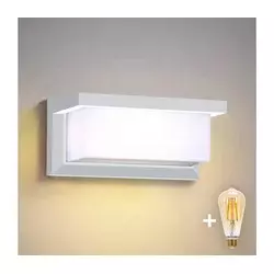 Brilagi - LED prigušiva zidna svetiljka BRICKY 1xE27/6W/230V 2700-6500K IP54 bela