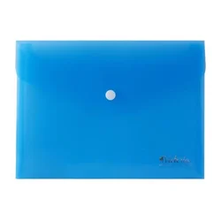 Patentni ovitek, A5, PP, VICTORIA OFFICE, moder
