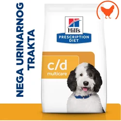 Hills Prescription Diet Hrana za pse, c/d Multicare, Piletina, 1.5kg