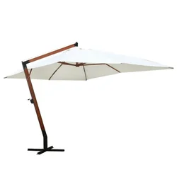 Vidaxl senčnik 300 x 400 cm bel