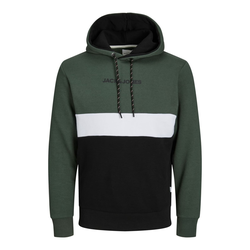 JACK & JONES Majica, zelena, črna