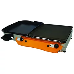 Gorenc Kombinovani Plinski roštilj Lotus 80, 2 ploče, 2x5kW, 80x40cm