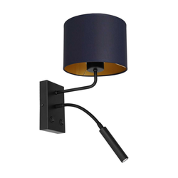 Zidna lampa ARDEN 1xE27/60W+1xG9/8W/230V plava