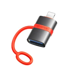 USB-A v Lightning OTG adapter Mcdodo OT-2600, 480Mbps - grey