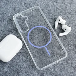 Maska za Samsung A26 5G/ A266B Mag Case Clear Slim ljubičasta