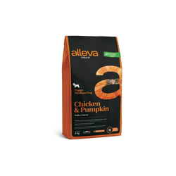 Alleva Natural Suva hrana za štenad srednjih rasa, Sa piletinom i bundevom, 2kg