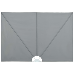 Sklopiva bočna tenda siva 300 x 200 cm