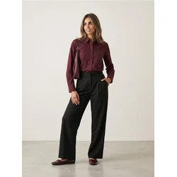 Sinsay - Elegantne wide leg pantalone sa dodatkom viskoze - tamno siva