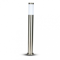V-TAC Baštenska lampa 8625, 1 x E27, 80 cm, Mat hrom