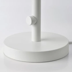 NYMANE Stona lampa, bela, 33 cm