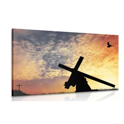 Slika križ na prsih - 90x60