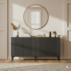 HANAH HOME Konzola Resso 150 Anthracite