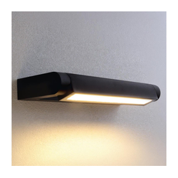 Brilagi - LED spoljašnje zidno svetlo SALERNO LED/12W/230V 35,5 cm crna IP65