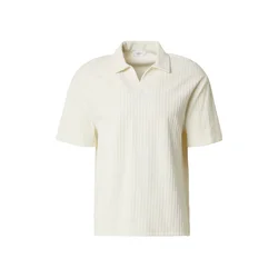 DAN FOX APPAREL Majica Leif  off-bela