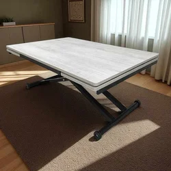 Hanah Home Proširivi trpezarijski sto, Beli