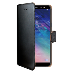 Celly Wally flipové pouzdro pro Samsung Galaxy A7 (2018) černá (black
