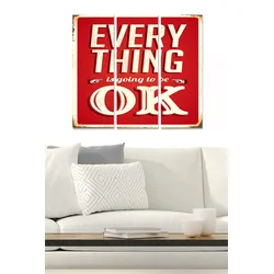 Set slika Wallity MDF114879688, 3 dijela