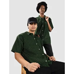 Blue Flowers Mamara Shirt green