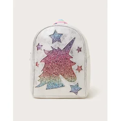 Monsoon Torba za devojčice Rainbow Unicorn, Srebrne boje