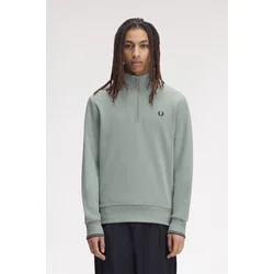 FRED PERRY HALF ZIP DUKS SBLUE