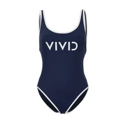 VIVID Enodelne kopalke marine/bela