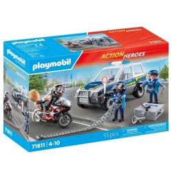 Playmobil Action heroes Policijska potera za beguncem na motoru ( 1046956 )