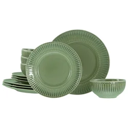 Creatable Jedilni Servis Celadon Green, 12-Delni