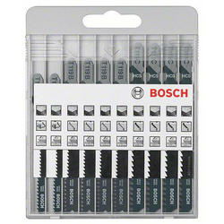 BOSCH Set listova ubodne testere 10/1, Basic za drvo, T 119 BO (2x), T 119 B (4x), T 111 C (4x)
