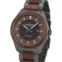 Jacques Lemans 1-2116I Eco Power Wood 40mm 10ATM