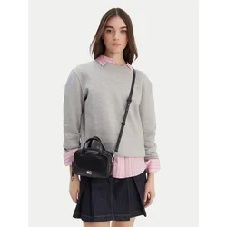 Ročna torba Tommy Jeans Tjw City Trunk Crossover AW0AW18084 Črna