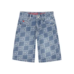 HUGO bermuda hlače otroške denim