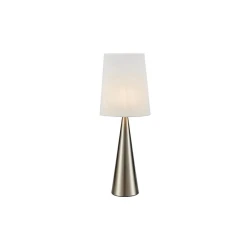 Markslöjd 108624 - Stona lampa CONUS 1xE14/40W/230V bela/mat hrom