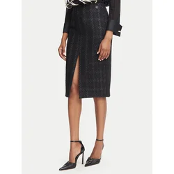Elisabetta Franchi Ravno krilo GO-232-67E2-V440 Črna Regular Fit