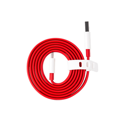 OnePlus podatkovni kabel DASH Type-C iz USB-A na USB-C, rdeč, 1.0 m