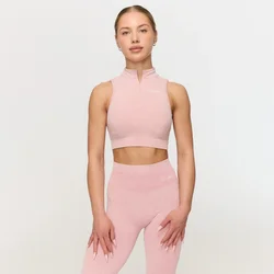 GymBeam Fierce Seamless Sports Bra Baby Pink