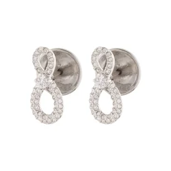 Swarovski Uhani srebrna/transparentna