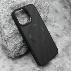 Futrola carbon magsafe za iphone 16 pro max (6.9) crna (big camera) ( F120784 )