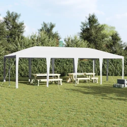 Šator za zabave Bijelo 800 x 400 x 266 cm Polietilen i čelik