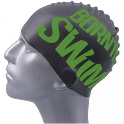 Borntoswim classic silicone black/green
