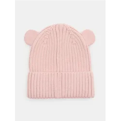 Sinsay - Kapa tipa beanie sa mešavinom viskoze sa ušima - pastelno roze