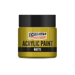 Akrilna barva mat - 50 ml - okra