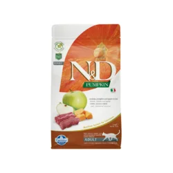 ND Suva hrana za mačke, Meso jelena, bundeva i jabuka, 5kg