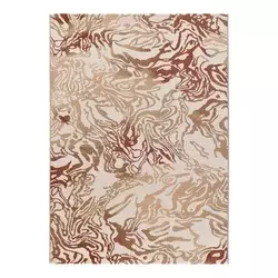 Bež/v barvi terakote preproga 133x190 cm Astra – Universal