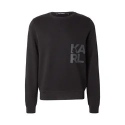 Karl Lagerfeld Majica siva/črna