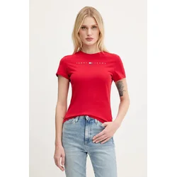 Tommy Jeans Ženska majica, Crvena