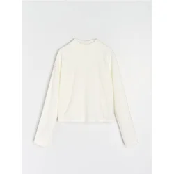 Sinsay - Bluza sa teksturnim dezenom - krem