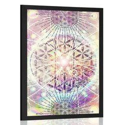 Plakat Mandala v zanimivi varianti - 30x45 black
