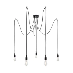 Paulmann 50389 - Luster na sajli NEORDIC 5xE27/20W/230V pauk