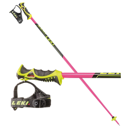 LEKI Ski štapovi VENOM SL TR-S, Roze - žuti